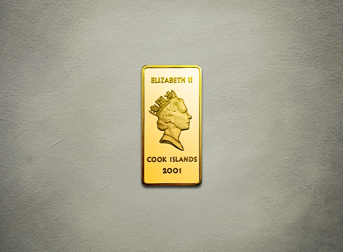 Whale (back) - ingot Gold 999.9