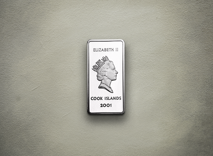 Whale (back) - ingot Silver 999.9