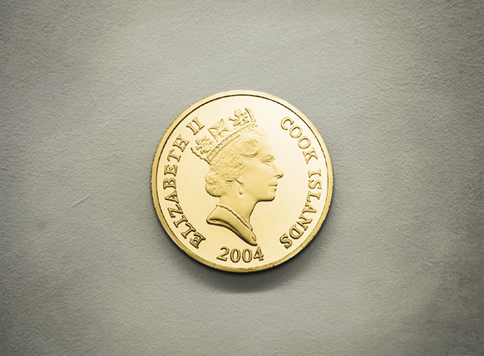 Dolphin (back) - Gold 999.9