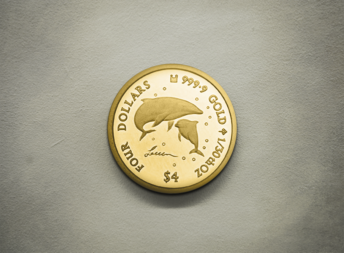 Dolphin - Gold 999.9