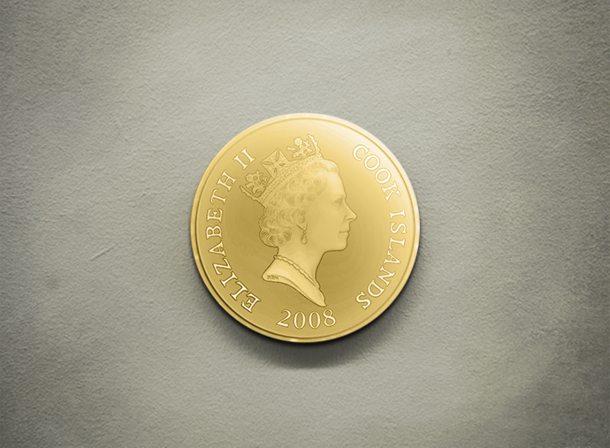 Lion (back) - Gold 999.9
