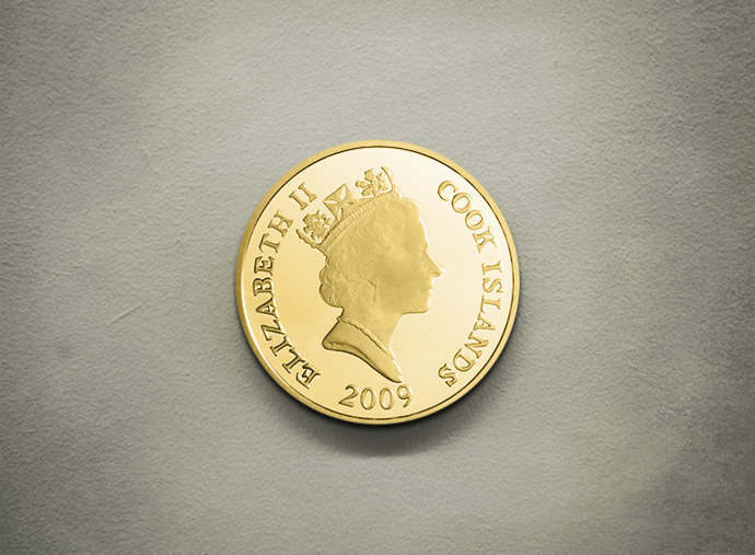Dolphin (back) - Gold 999.9
