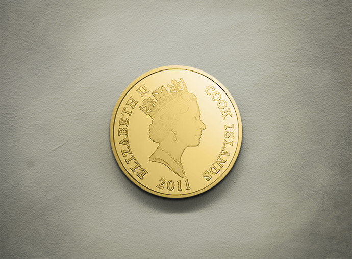 Dolphin (back) - Gold 999.9