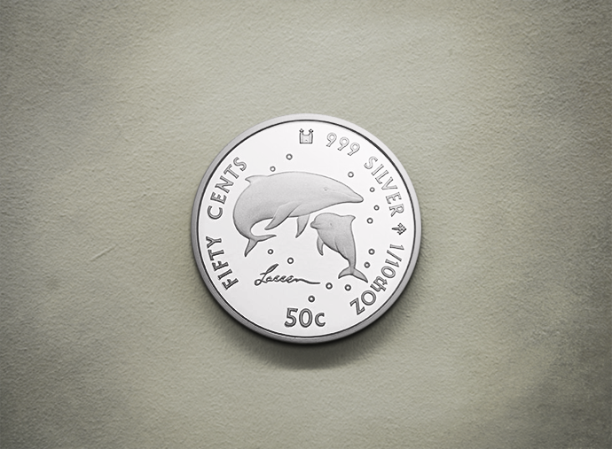 Dolphin - silver